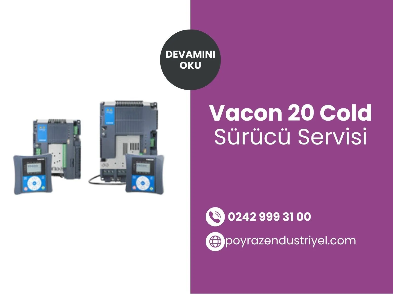 Vacon 20 Cold Sürücü Servisi